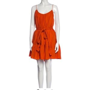 RHODE orange mini dress! Perfect condition.